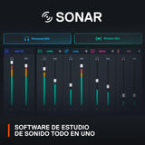 SteelSeries Alias Pro Kit — Micro XLR + Mezclador Stream — cápsula 3 Veces Mayor para Gaming, Streaming y pódcast — Interfaz USB/XLR — Controles para personalización — RGB — PC Individual o Dual