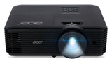 Acer Proyector DLP X1328WH (WXGA (1.280 x 800 píxeles) 5.000 lúmenes ANSI, Contraste 20.000:1, 3D, Keystone, 1 Altavoz de 3 W, HDMI (HDCP), conexión de Audio, Negro, Cine en casa/Negocios