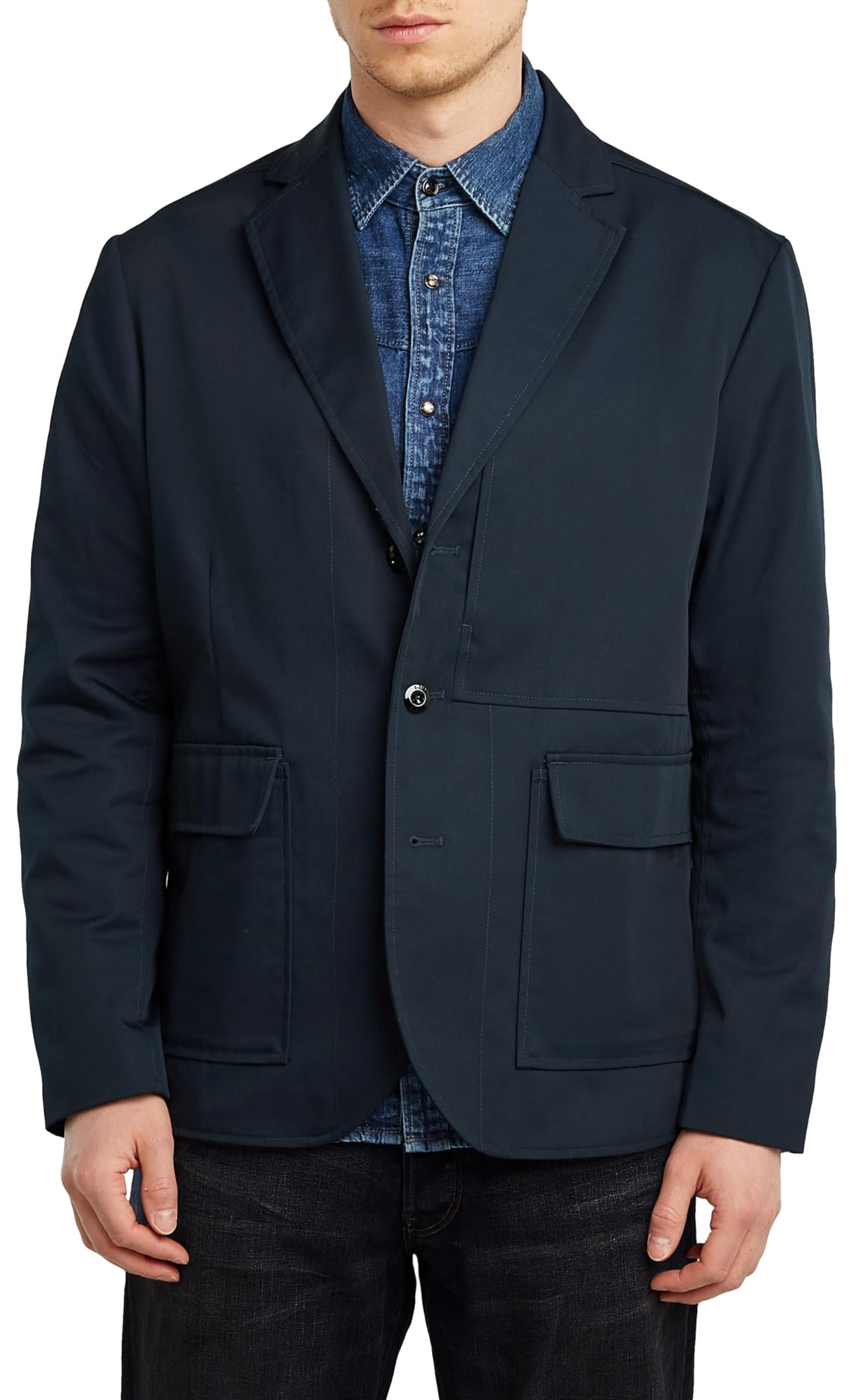 G-STAR Para Hombre Americana Chore Casual, Azul (Salute D26110-D967-C742), S