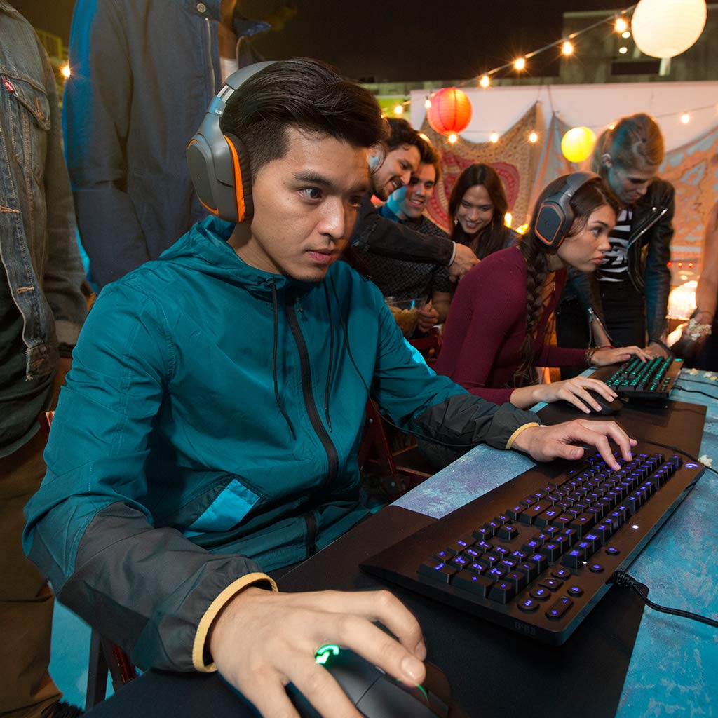 Logitech G G213 Teclado RGB para gaming, AZERTY, Layout Francés, Negro