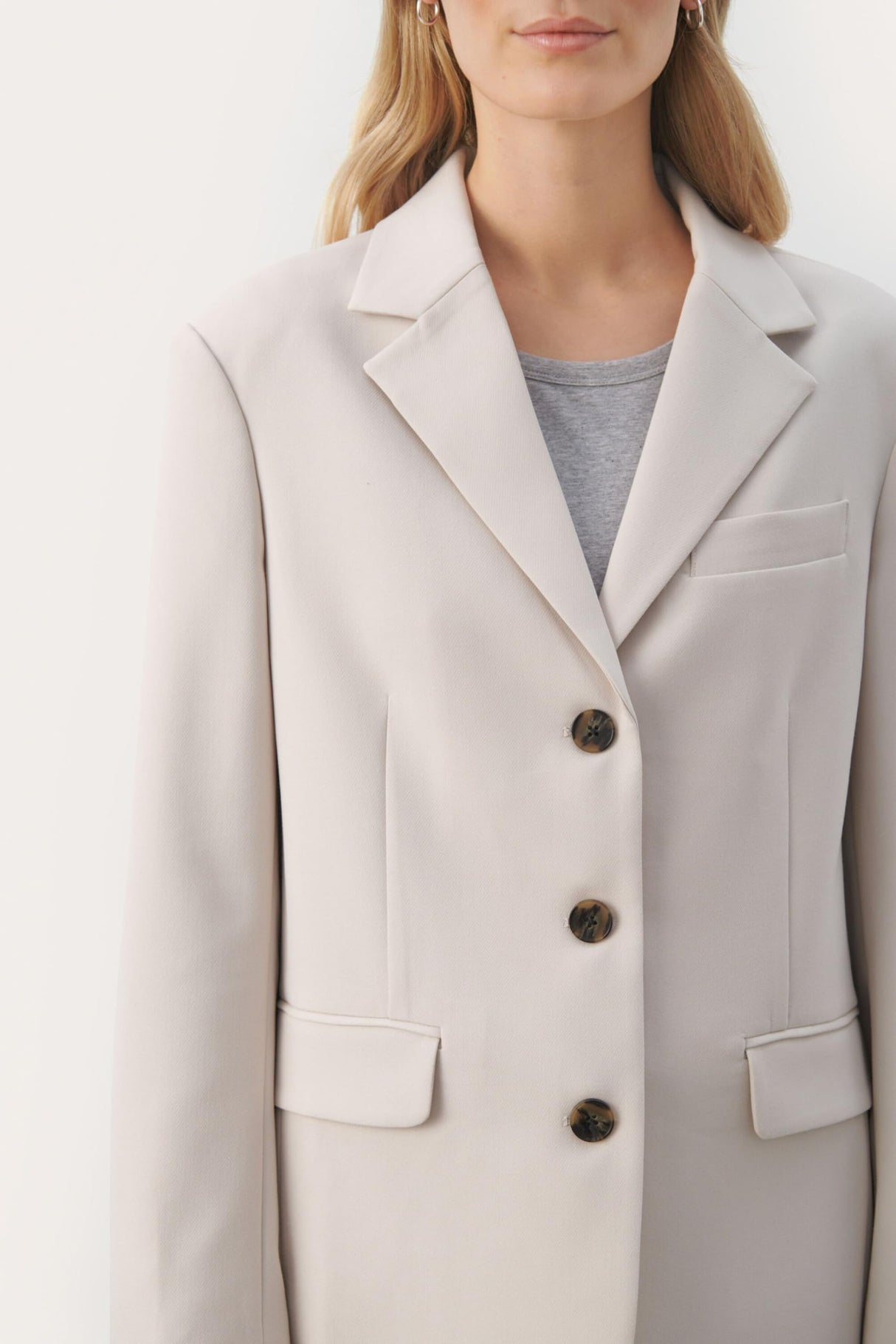 Part Two Elinapw Female Oversize Fit Long Sleeve Blazer, French Oak, 38 para Mujer