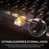 Corsair K65 Plus Wireless 75% RGB Teclado Mecánico para Juegos Intercambiable en Caliente – Interruptores Táctiles MLX Fusion Prelubricados – PBT Keycaps – QWERTY ES – Negro