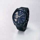 Tommy Hilfiger Reloj Analógico de Cuarzo Multifunción para Hombre con Correa de Malla de Acero Inoxidable Azul - 1710648
