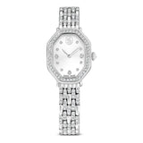 Swarovski Reloj Dextera Octagon, Fabricado en Suiza, Brazalete de Metal, Tono Plateado, Acero Inoxidable