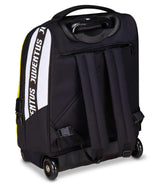 Seven Juventus Big Trolley escolar fijo, blanco y negro, 2 en 1, doble uso, trolley y mochila, escuela primaria, niño, fútbol, Negro, Talla única, Casual