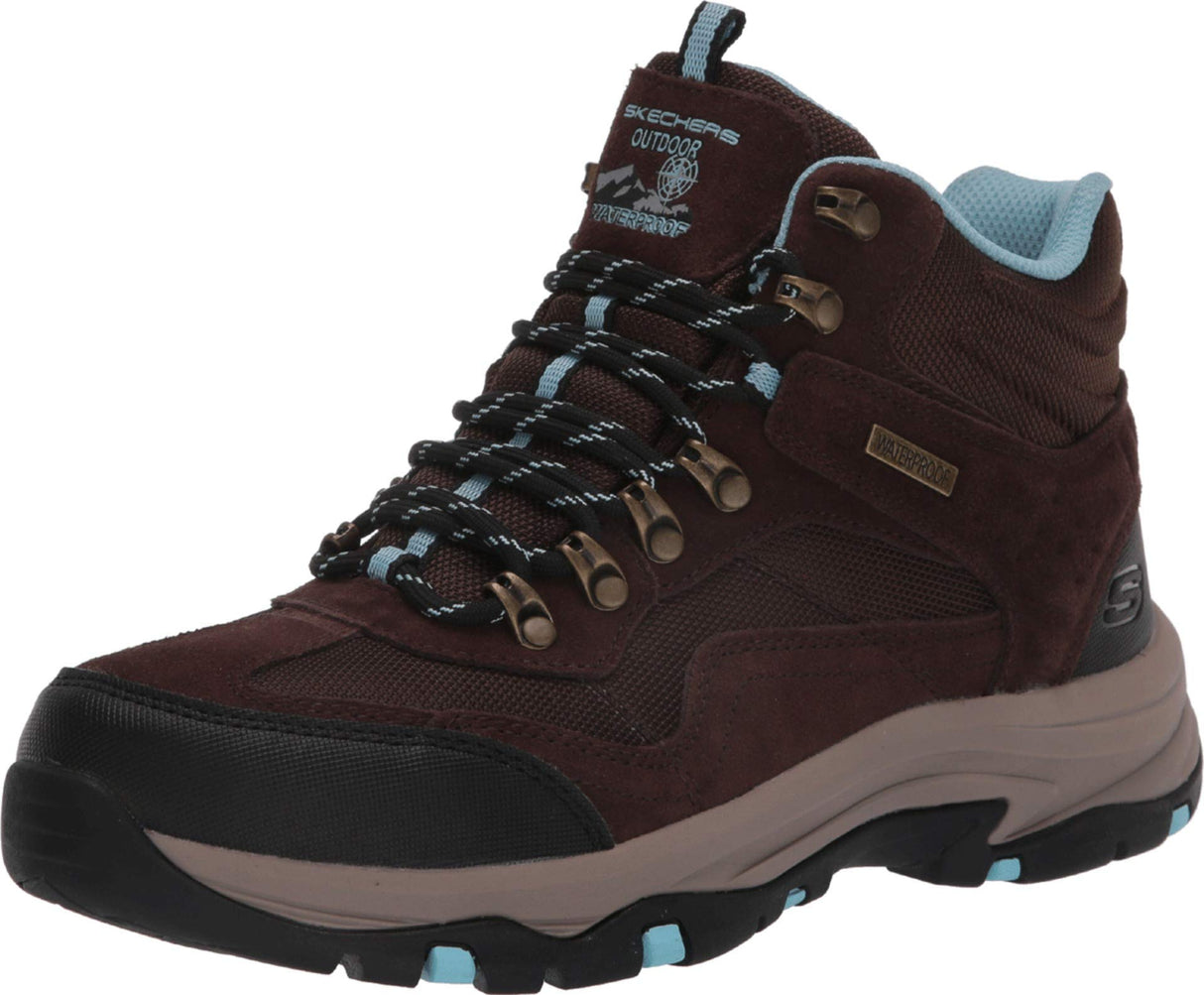 Skechers Trego Base Camp, Botas de Senderismo Mujer, Chocolate, 39.5 EU