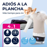 CLEANmaxx Plancha automática para camisas Pro Steam, con función de vapor y pantalla táctil, dispositivo de planchado para camisas y blusas, reduce los olores, desinfecta, alisa, seca y refresca