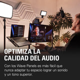 Elgato Wave Panels Starter Set (Blanco) - 6 Paneles de Tratamiento acústico, Espuma de Dos densidades, Marcos EasyClick patentados, diseño Modular, fáciles de Instalar y Quitar