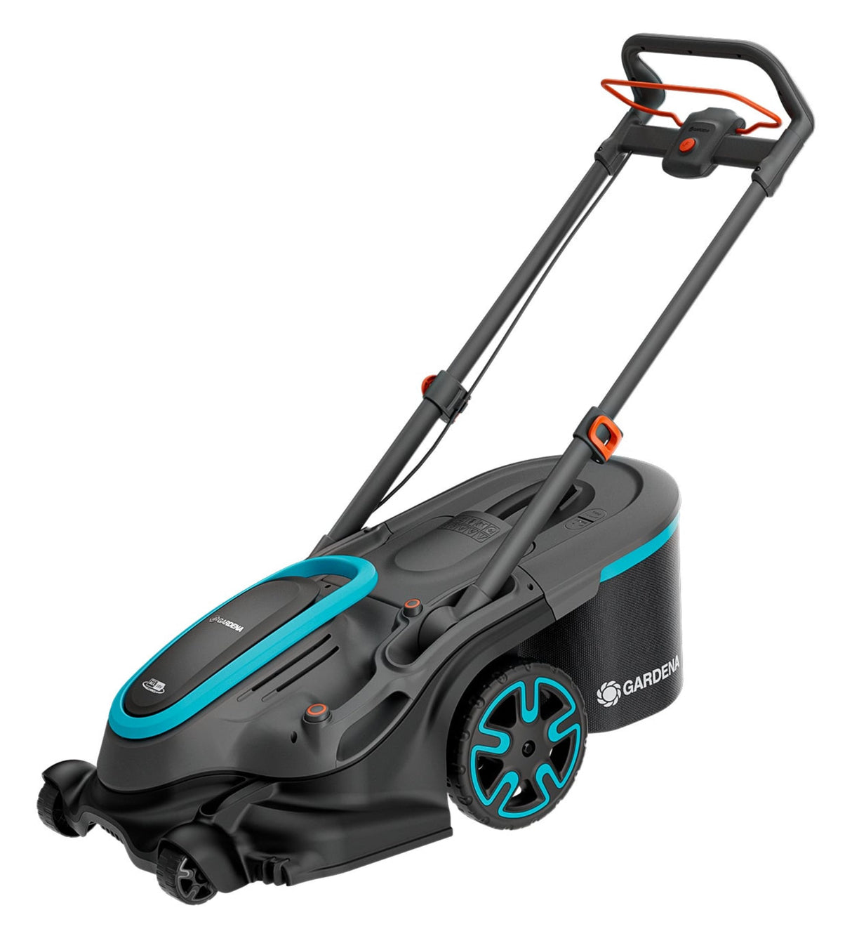 GARDENA Cortacésped de Alto Rendimiento PowerMax Duo 46/36V de Doble Cuchilla con batería P4A