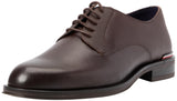 Tommy Hilfiger Core RWB Hilfiger Text LTH Shoe FM0FM05255, Zapatos Derby Hombre, Marrón (Cocoa), 43 EU