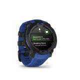 Garmin Instinct 3, Reloj Inteligente con GPS, Pantalla AMOLED de 45 mm, Resistente al Agua, Aplicaciones Deportivas integradas, Monitorización de la Salud, Linterna LED, hasta 18 días autonomía, Azul