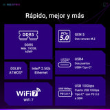 ASUS ROG Strix X870-A Gaming WiFi - Placa Base AMD ATX, 16+2+2 etapas de Potencia, DDR5, 4X M.2, PCIe 5.0 Compatible con GPU de última generación, WiFi 7, USB 20 Gbps con PD 3.0 de hasta 30 W
