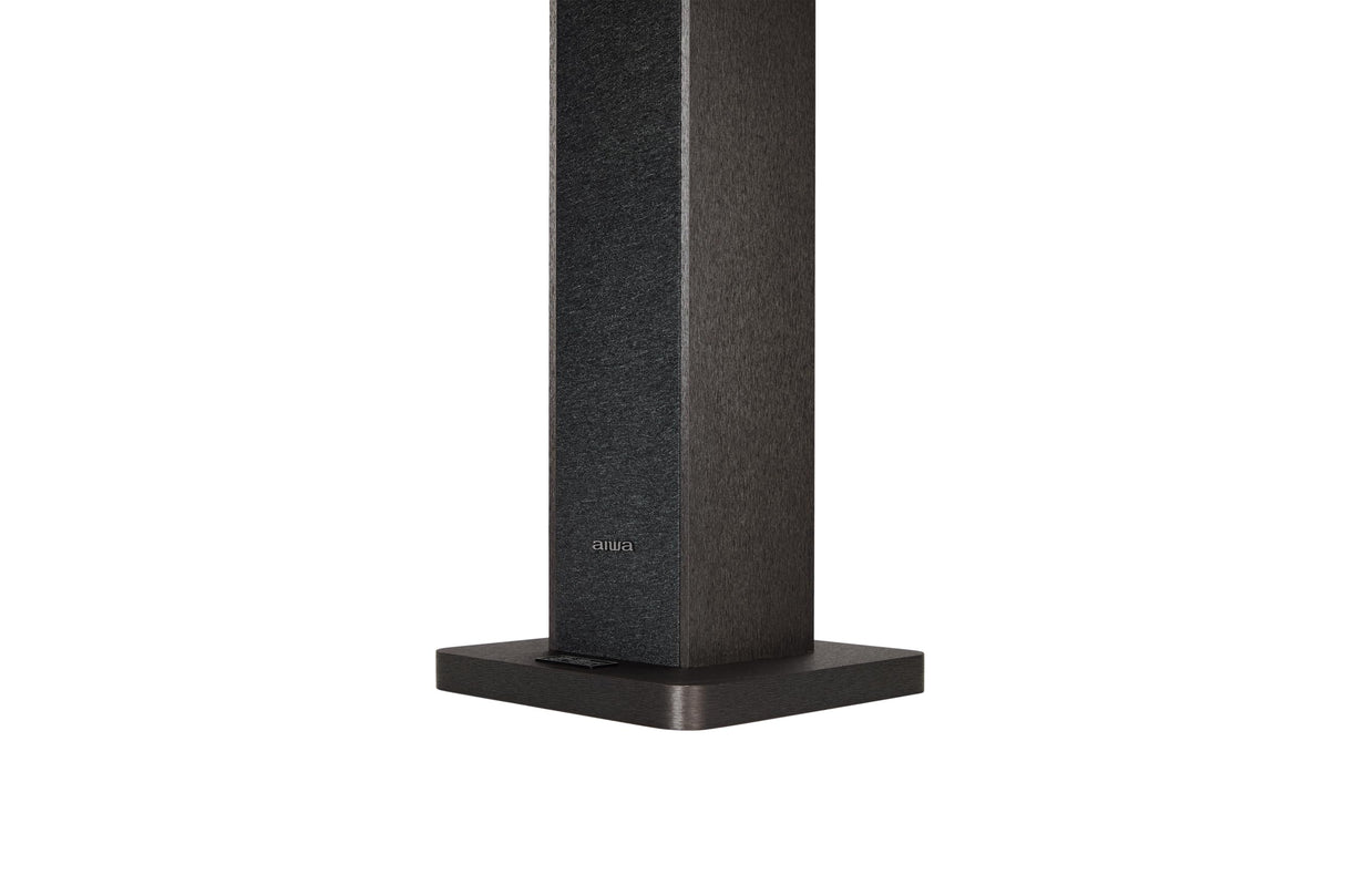Aiwa TSBT-270BK: Torre de Sonido con Bluetooth True Wireless (50 W, Bluettoh 5.0, True Wireless Stereo, USB MP3 Player, Audio-In). Color: Negro