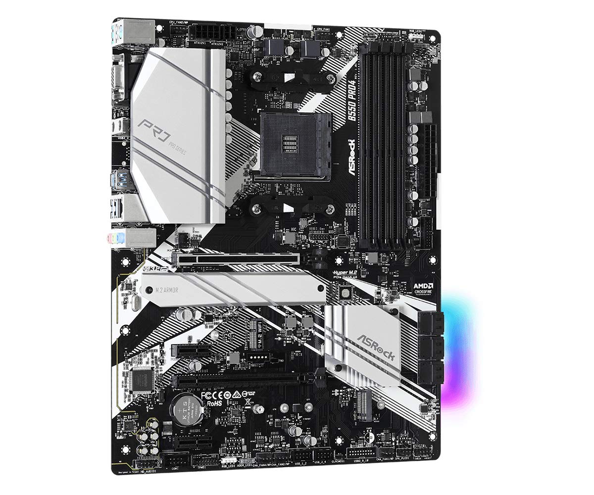 Asrock Placa B550 PRO4 AMD AM4 4DDR4 HDMI PCIE3.0 SATA3 USB3.2 ATX