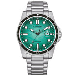 CITIZEN Reloj Analógico para Hombres de Cuarzo con Correa en Acero Inoxidable AW1816-89L