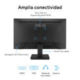 ASUS VA259HGA Monitor Gaming Eye Care de 25 Pulgadas, IPS, Full HD, sin Marco, 120 Hz, Adaptive-Sync, MPRT de 1 ms, HDMI, VGA, luz Azul Baja, antiparpadeo, Montaje en Pared