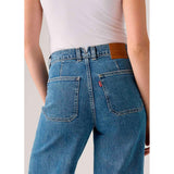 Levi's 728 Tailored HR Wide Leg Jeans, Mosey Mid Stone, 25W / 30L Mujeres