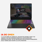 HP OMEN MAX - Ordenador Portátil Gaming de 16" OLED 240Hz (Ultra 9-275HX, 32GB RAM, 1 TB, NVIDIA GeForce RTX 5070 8GB, Windows 11) Negro - Teclado QWERTY Español