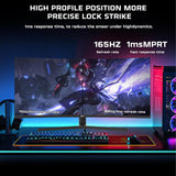 Twisted Minds Monitor para Gaming, Pantalla de 34 Pulgadas Fast IPS - Resolución 2560 x 1440 FHD, frecuencia actualización 165 Hz, relación Aspecto 21:9, Tiempo Respuesta 1 ms - Negro (TM34RWA)