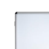 Bi-Office Enclore - Vitrina de interior Magnética para 4 Hojas A4, con Puerta de Aluminio y Cerradura, 500 x 674 mm