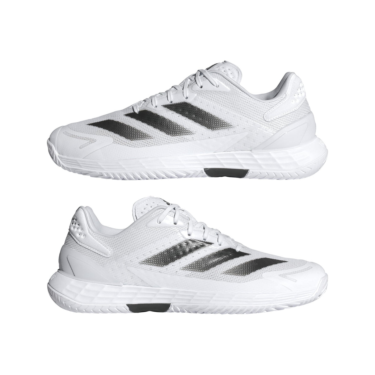 adidas Defiant Speed 2 Tennis Shoes, Zapatillas de Tenis Hombre, Cloud White/Core Black/Grey One, 40 2/3 EU