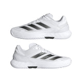 adidas Defiant Speed 2 Tennis Shoes, Zapatillas de Tenis Hombre, Cloud White/Core Black/Grey One, 40 2/3 EU