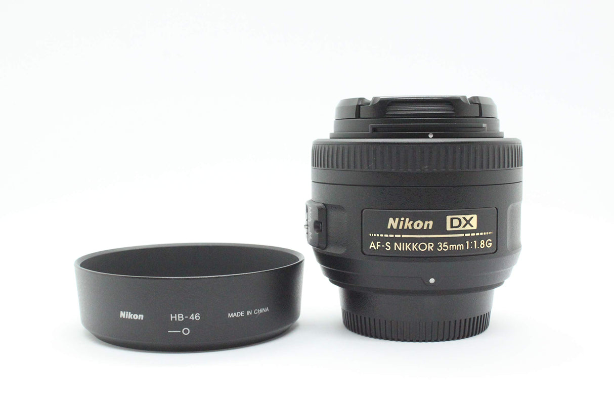Nikon AF-S Nikkor - Objetivo con Montura para Nikon (35 mm, f/1.8, DX), Color Negro