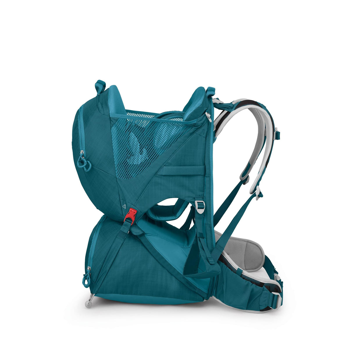 Osprey Poco Portabebés - Cabina de lujo para niños - Protección solar incorporada - Suspensión transpirable - Almohadilla para baba lavable a máquina, Deep Peyto, Portabebés LT