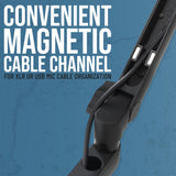 Shure by Gator Soporte premium de perfil bajo para micrófono de escritorio; totalmente ajustable para podcasts, streaming y configuraciones de home office (SH-BROADCAST2)