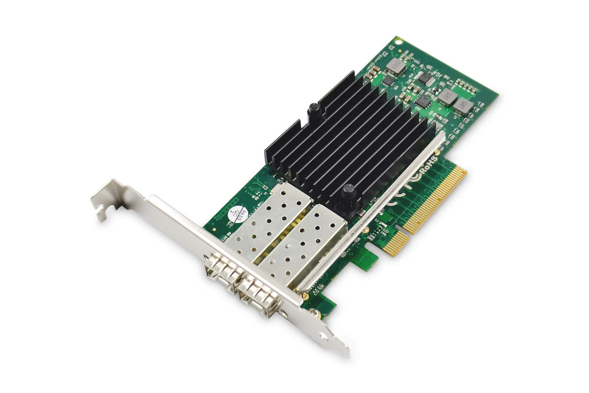 DIGITUS SFP 2 Port 10 g PC/Express Tarjeta Intel jl82599es Chip Juego Optical y Copper Module, DN-10162