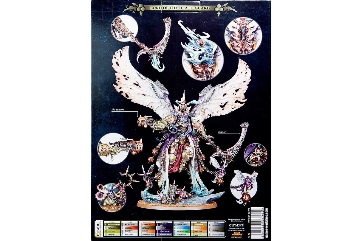 Games Workshop 991000000988 en Mortarion de la Guardia de la Muerte: Daemon Primarch of Nurgle Game, Negro para 5 años a 99 años
