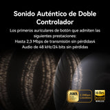 HUAWEI FreeBuds Pro 4 Auriculares Inalambricos, Auriculares Bluetooth Sonora Sin Pérdidas, Llamadas Estables, ANC Dinámica, Diseño de Cuerdas Plateadas, hasta 33 Horas, iOS & Android,Negro
