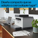 HP LaserJet M235sdw 8J9K7F, Impresora Láser A4 Multifunción Monocromo a doble cara automática, Escaner, Copiadora (29 ppm, Wi-Fi, Ethernet, Procesador 500MHz, Memoria 64MB, HP Smart App) Blanca y Gris