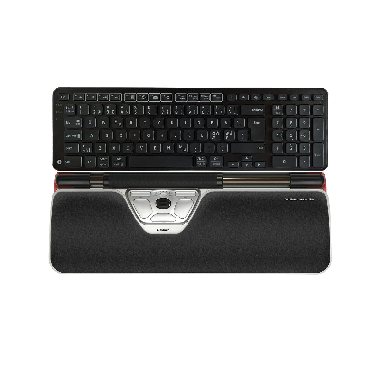 Contour RollerMouse Red Plus + Teclado Balance PN, Inalámbrico