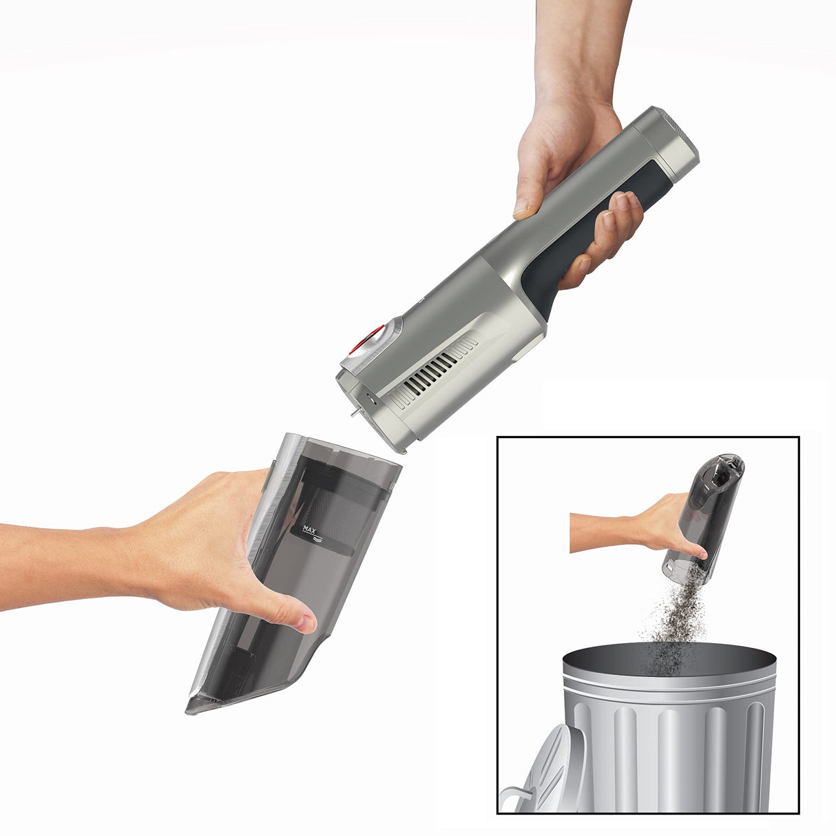 Hoover H-HANDY 700 HH710PPT Aspirador de Mano sin Cable Potente, Especial Mascotas, Cepillo Pelo de Mascota y Tapicerías, Motor Direct Impulse, Muy potente 40AW, Carga ultrarápida, Filtros EPA, Ligera