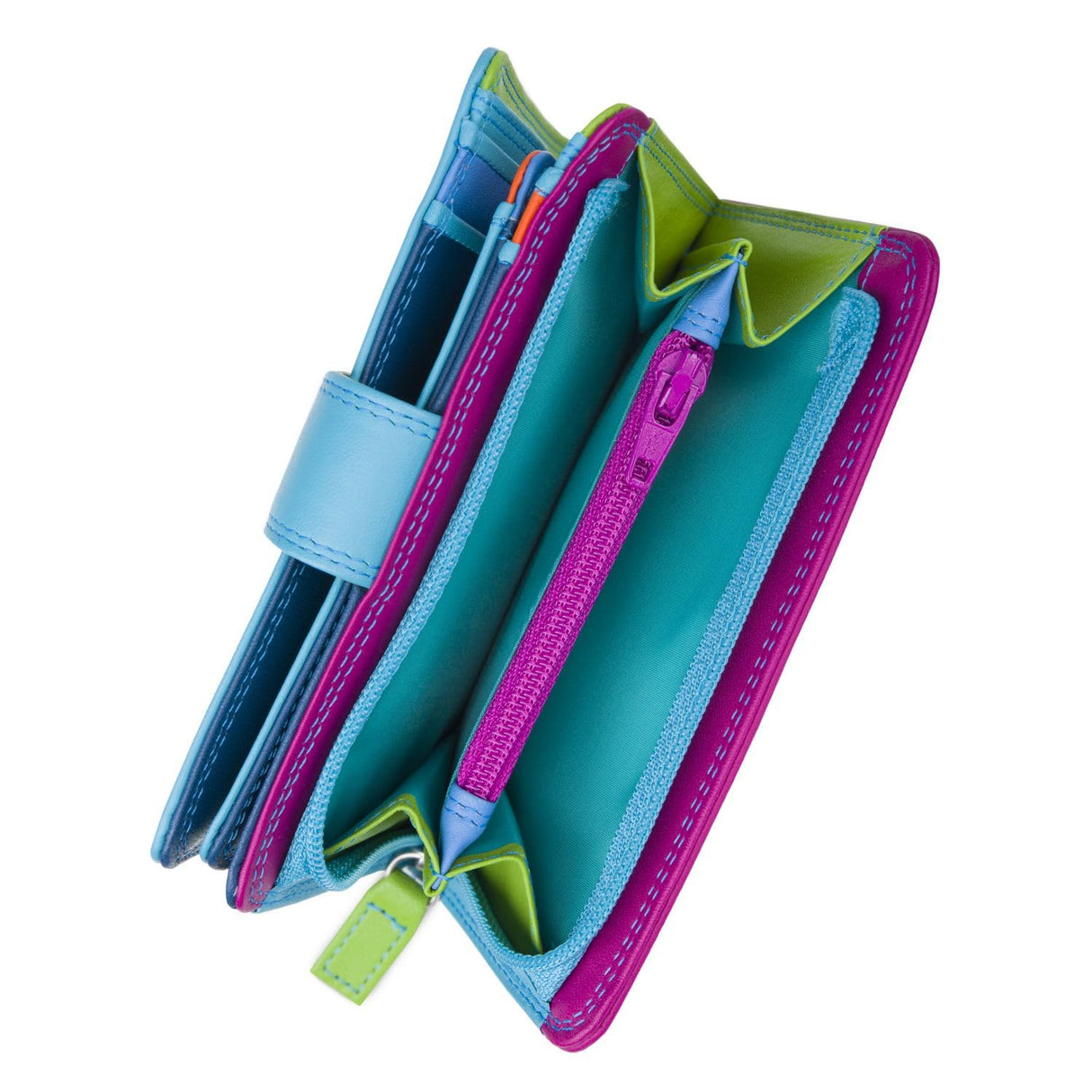 mywalit billetereo Monedero de Piel para Mujer Medium 10 C/C Wallet w/Zip Purse - 390-171 - Liguria