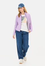 camel active 330680-5e50 Chaqueta, Morado, 46 Mujeres