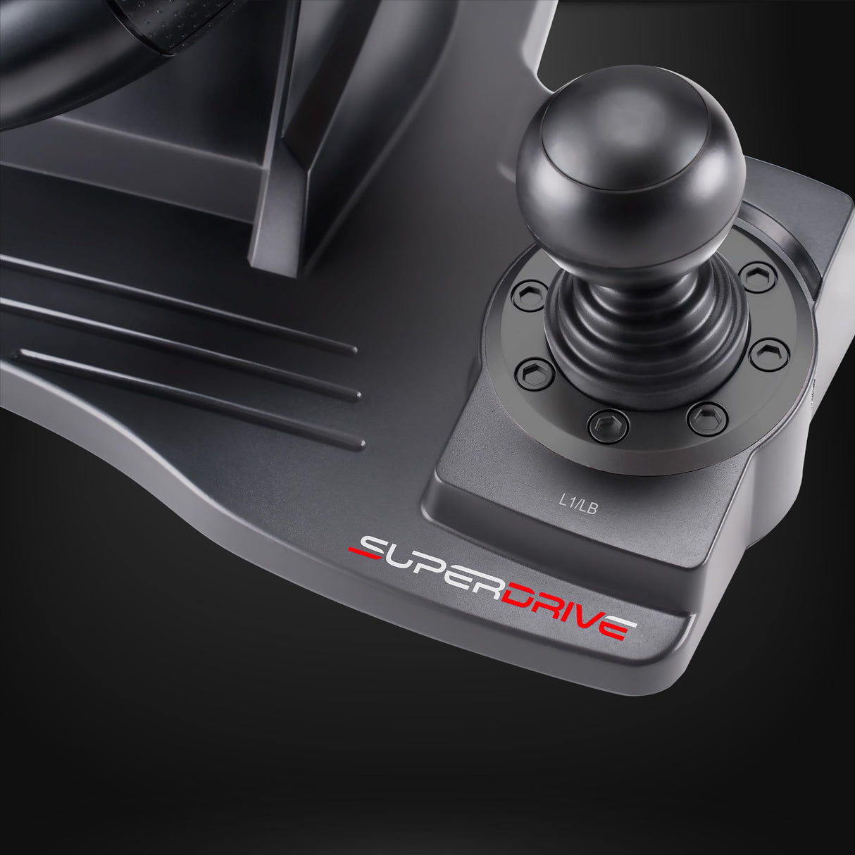 Subsonic Volante Superdrive GS550 Racing con pedales, levas de cambio, palanca de cambios y vibración para Switch, Xbox Serie X/S, PS4, Xbox One y PC (programable para todos los juegos)