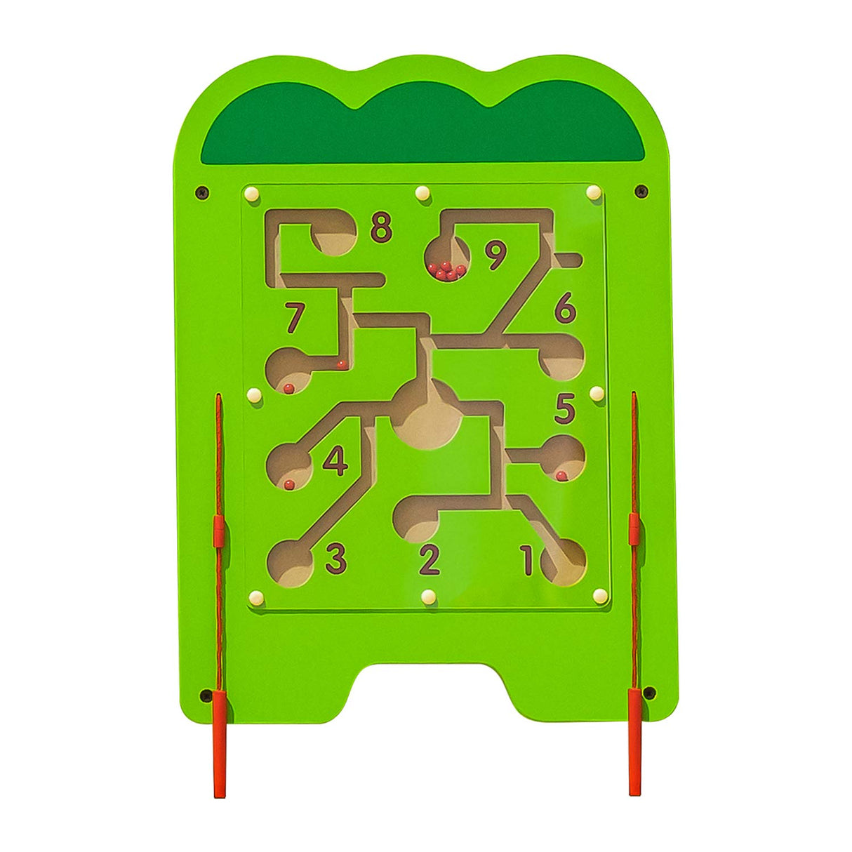 VIGAtoys Viga Toys-Juego de Pared, diseño de cocodrilo, Color Verde, Medium (50346)