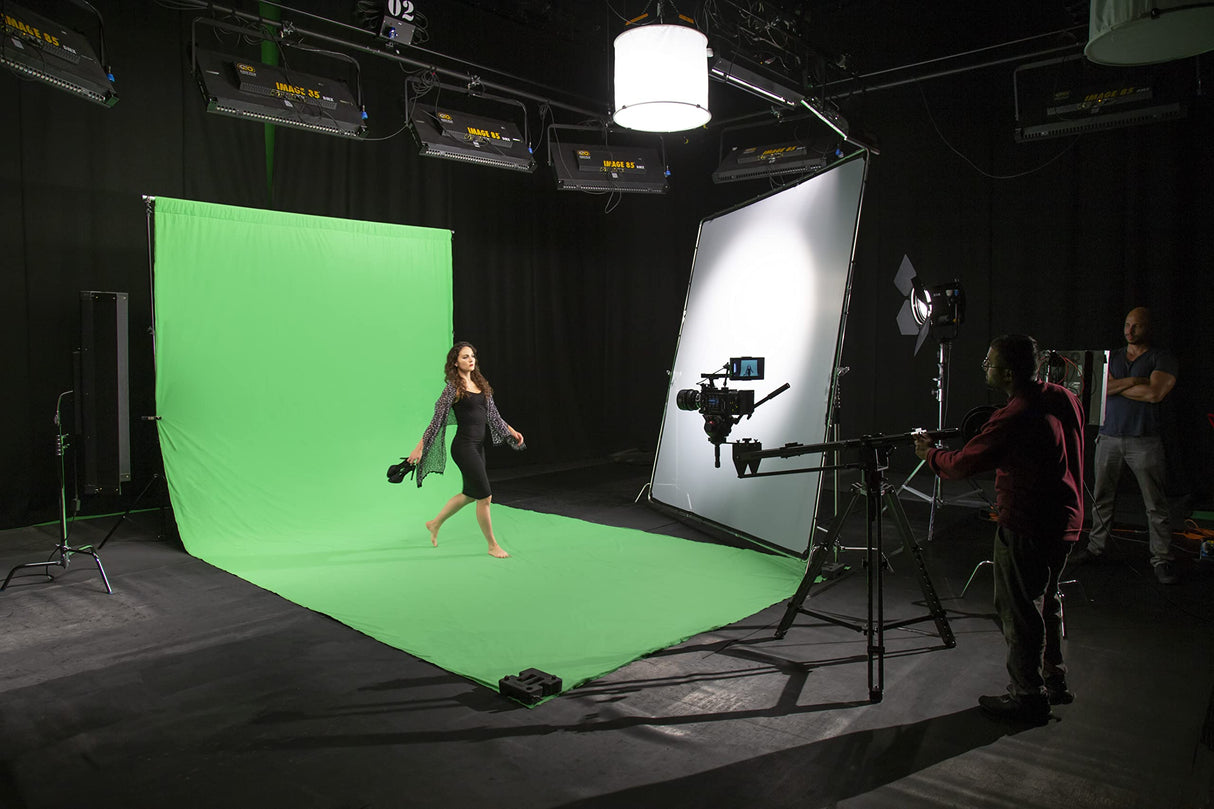 Manfrotto Chromakey textilhin tergrund Verde/Azul 300 x 700 cm M. Correa