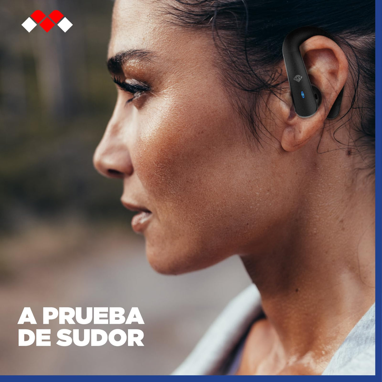 Meliconi MYSOUND True FIT Plus, Auriculares True Wireless Bluetooth 5.3 Negro, para Deportes, Control Táctil, Estuche de Carga con LED, Batería de 32 Horas