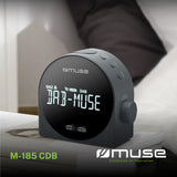 MUSE M-185CDB - Radio Digital para Reloj Dab+, Alarma Dual