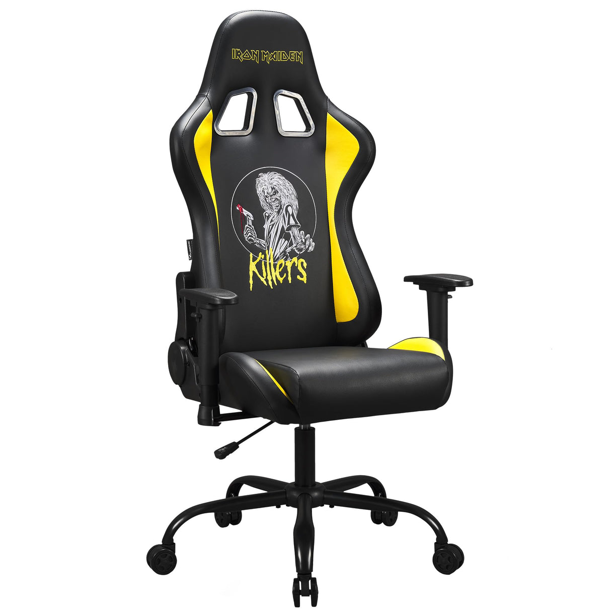 Subsonic Iron Maiden - Silla Gaming ergonomica Respaldo/Asientos Ajustables - Silla de Oficina Gamer para Adultos con Licencia Oficial
