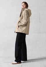 CECIL B201947 Chaqueta de Trinchera Corta, Creamy Almond Beige, M Mujeres