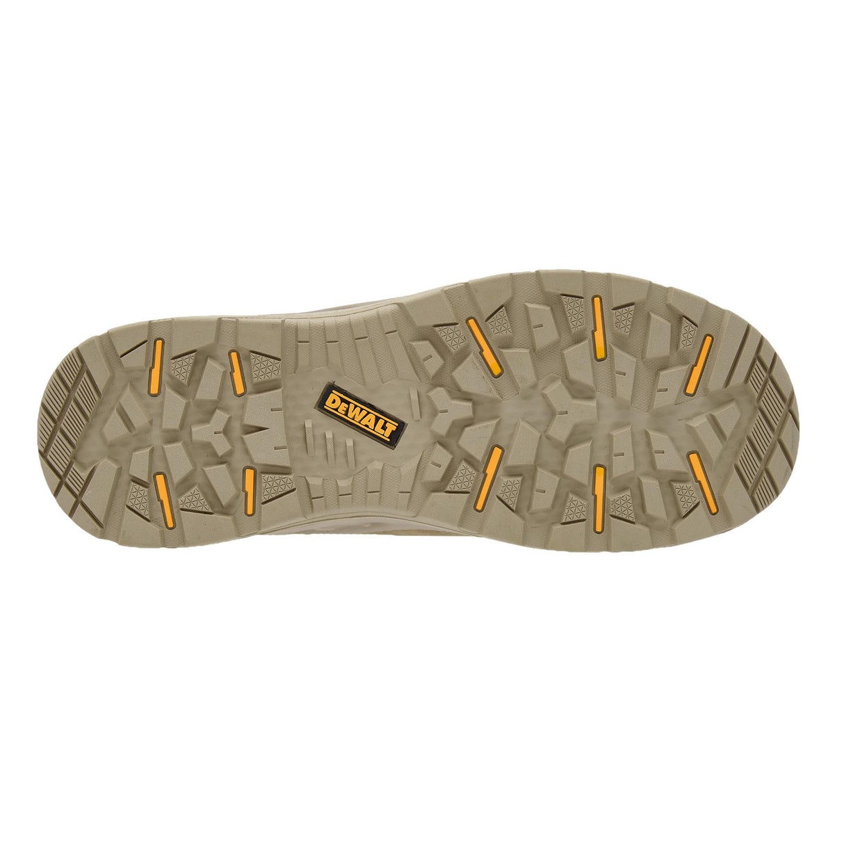 DEWALT Lander Botas de trabajo impermeables de piel nobuk para hombre, ajuste ancho, cierre BOA, puntera de seguridad no metálica, piedra, 44 EU