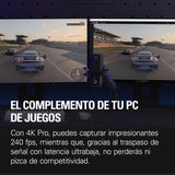 Elgato 4K Pro, Tarjeta de Captura Interna: Traspaso de señal 8K60|4K60 HDR10 con una latencia ultrabaja en PS5|Pro, Xbox Series X|S, Nintendo Switch 2, OBS y más, Streaming, Compatible PC y Dual PC