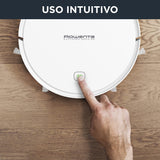 Rowenta X-plorer Serie 40 Animal Care RR7267 - Robot aspirador y fregasuelos, WiFi, especial pelo mascota, Alexa y Google Assistant, incluye mopa, cinta magnética, 3 modos, 150 min autonomía