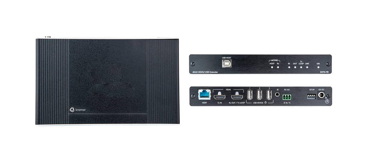 Extensor HDMI 4K60 4:4:4 con USB, Ethernet, RS–232 e IR