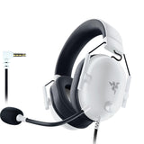 Razer BlackShark V2 X (Xbox) - Auriculares E-Sports con Cable para la Consola Xbox S|X (250 g, micrófono cardioide, transductores de 50 mm, cancelación pasiva del Ruido, Conector de 3,5 mm) Blanco