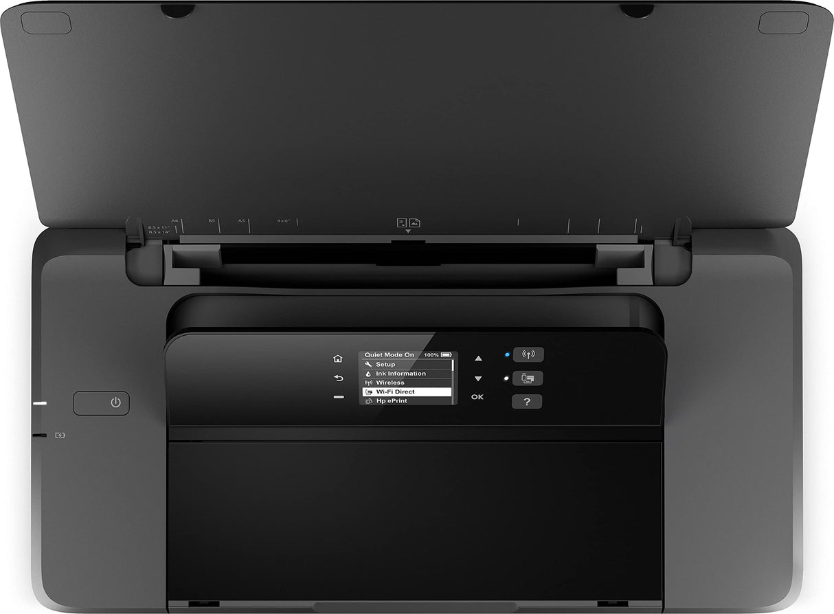 HP OfficeJet 200 Mobile - Impresora Portátil Tinta, USB 2.0, Wi-Fi Direct, HP Smart App, Negro